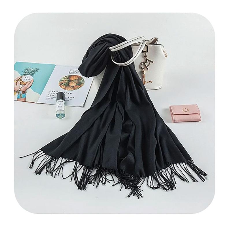 Pashmina Cachecol Scarf Xale Echarpe Lenço Longo Inverno: Modelo